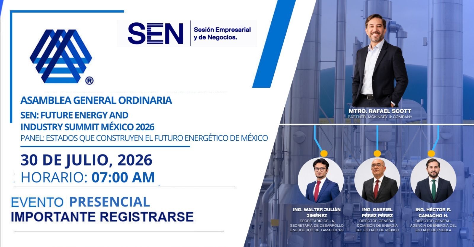 Asamblea General Ordinaria- SEN: Future Energy And Industry Summit México 2026